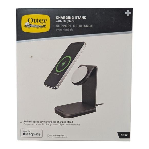 BB. OtterBox Wireless Charging Station for MagSafe 15W Fast Charge -Black - Picture 1 of 2